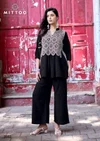 Beauty Line By Mittoo Viscose Weaving Kurti With Bottom
